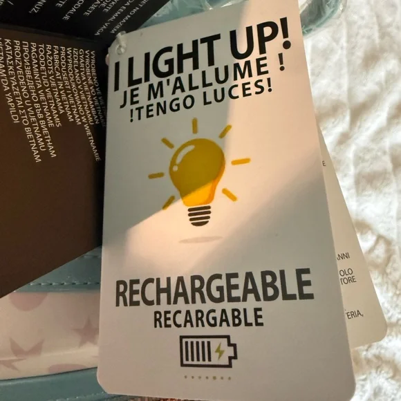 Loungefly Disney Dumbo Exclusive Mini Backpack Circus Tent Light-Up NWT🎪🩵🩷 - Picture 7 of 12